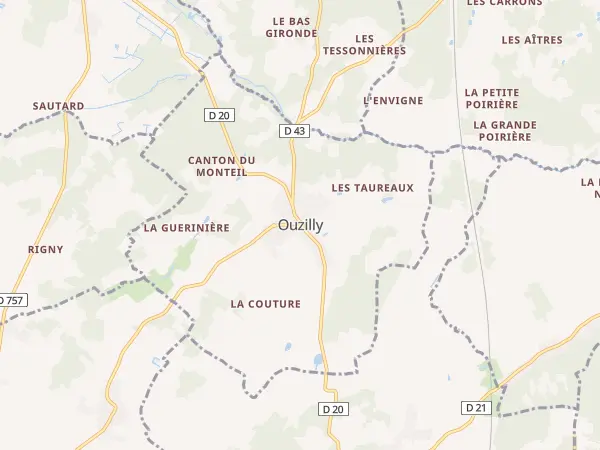Plan de Ouzilly