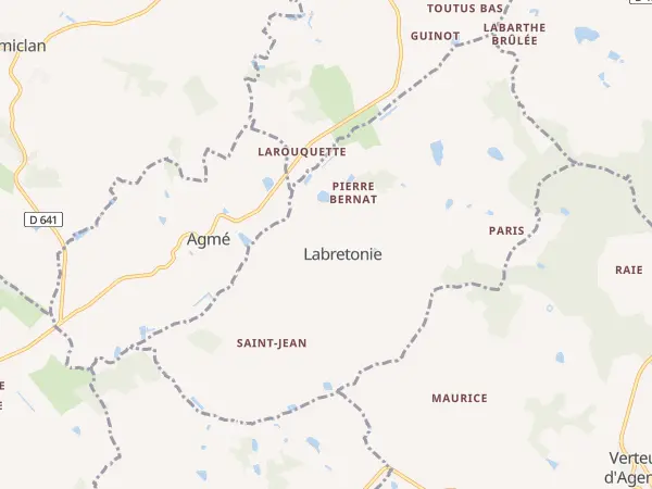Plan de Labretonie