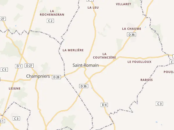 Plan de Saint-Romain