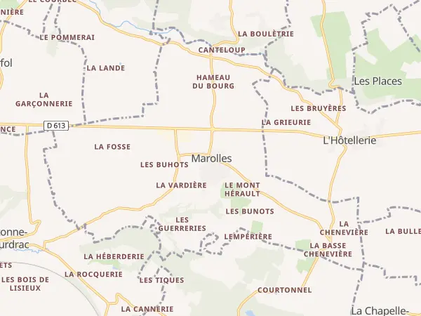 Plan de Marolles