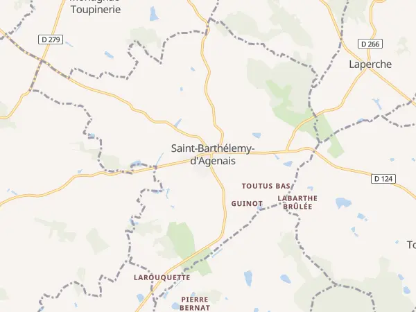 Plan de Saint-Barthélemy-d’Agenais