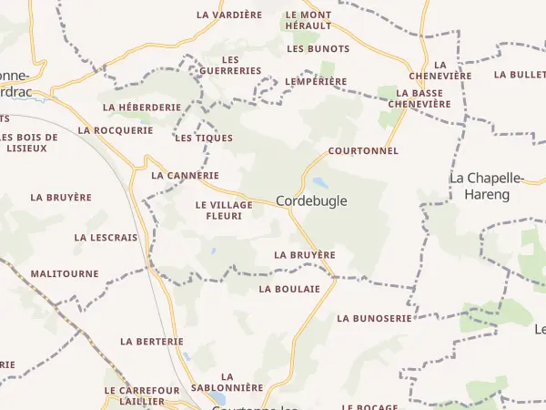 Plan de Cordebugle