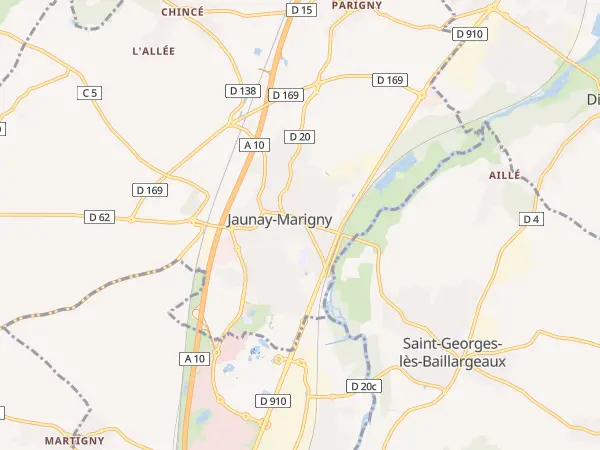 Plan de Jaunay-Marigny