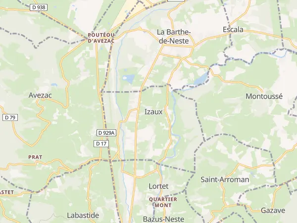 Plan de Izaux