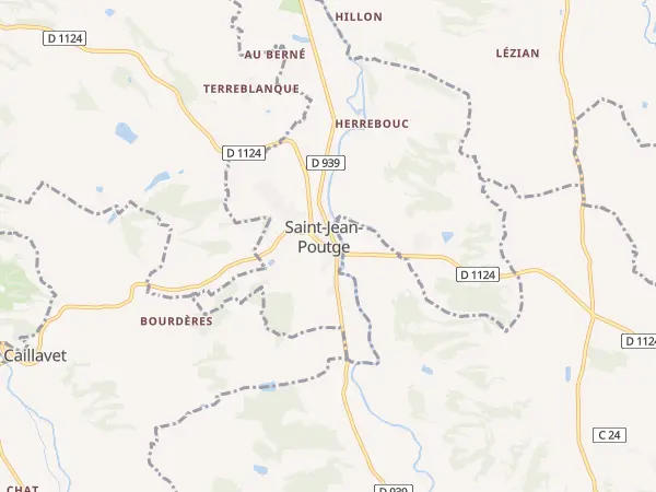 Plan de Saint-Jean-Poutge