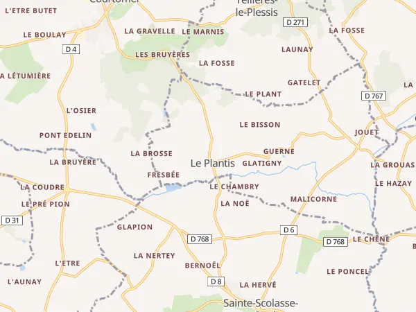 Plan du Plantis