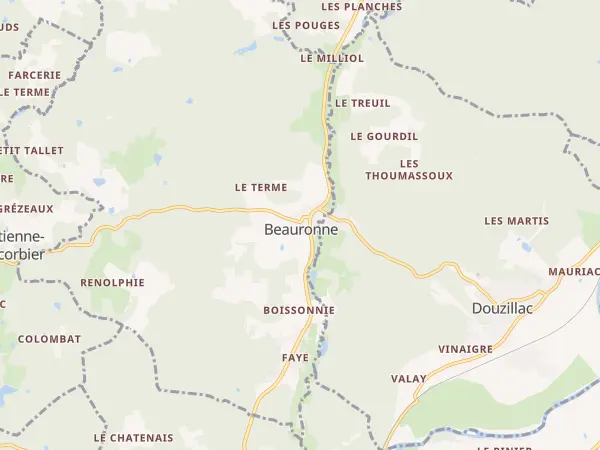 Plan de Beauronne