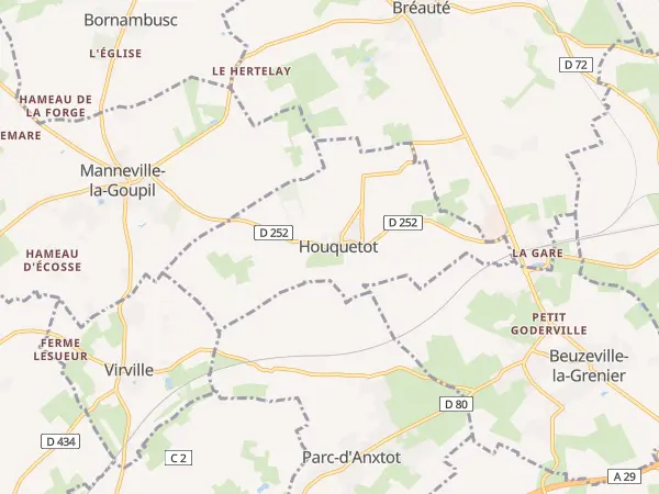 Plan de Houquetot