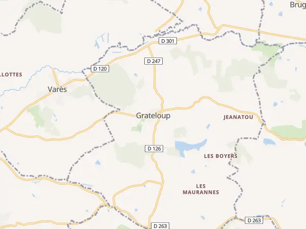 Plan de Grateloup-Saint-Gayrand
