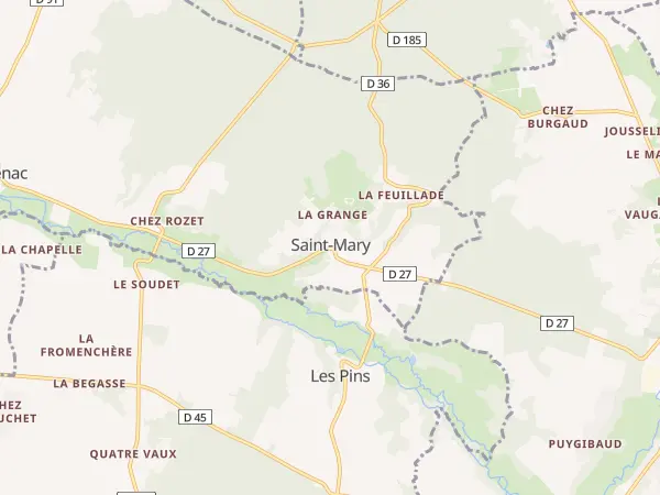 Plan de Saint-Mary