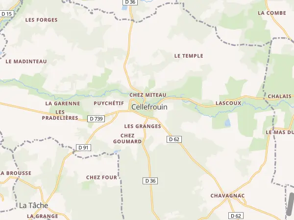 Plan de Cellefrouin