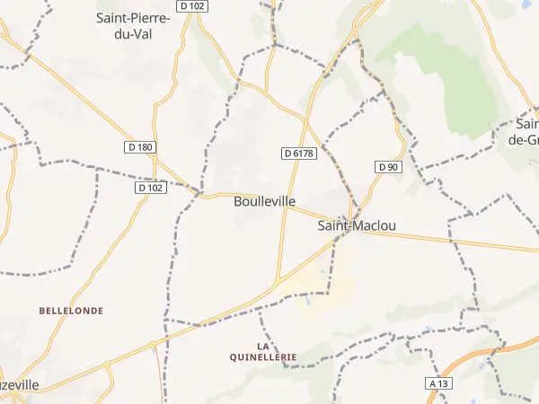 Plan de Boulleville