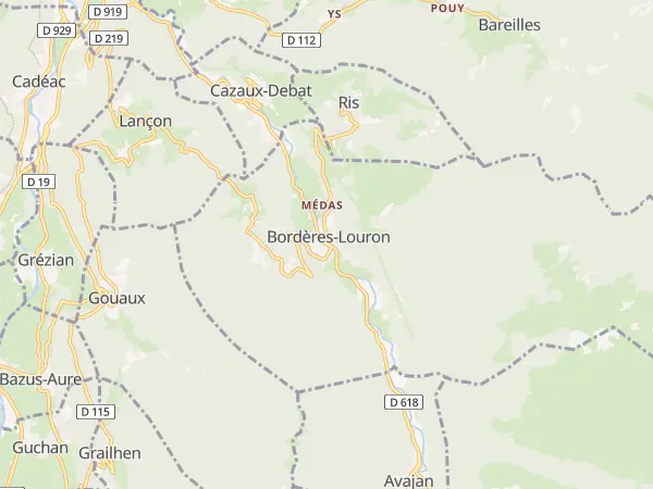 Plan de Bordères-Louron