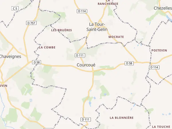 Plan de Courcoué