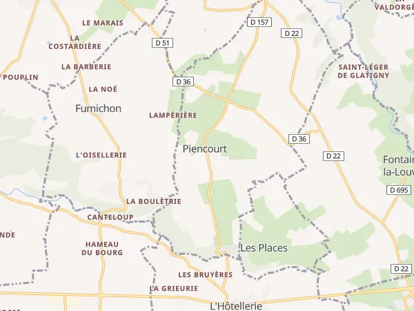 Plan de Piencourt