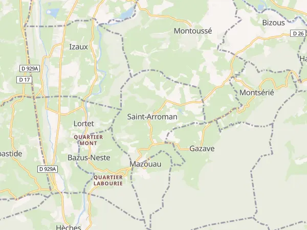 Plan de Saint-Arroman