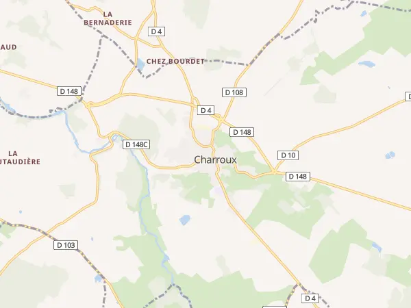 Plan de Charroux