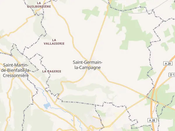 Plan de Saint-Germain-la-Campagne