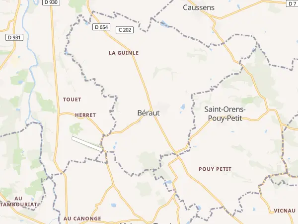 Plan de Béraut