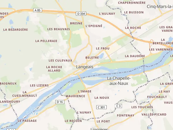 Plan de Langeais