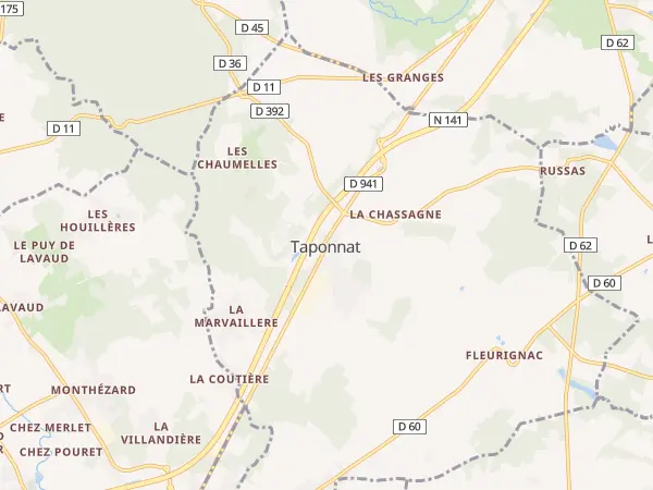 Plan de Taponnat-Fleurignac