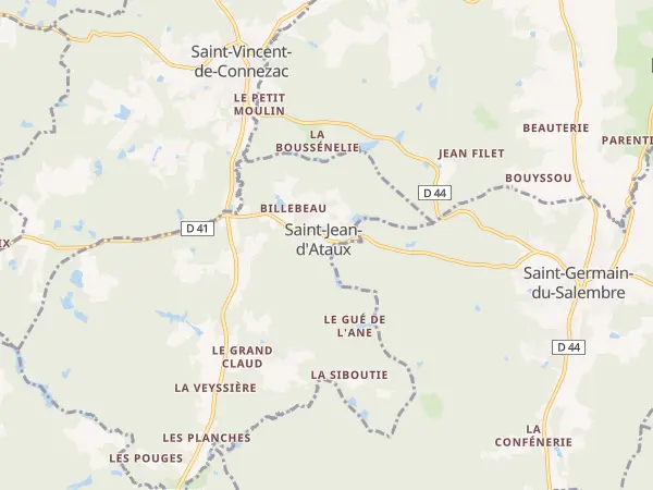 Plan de Saint-Jean-d’Ataux