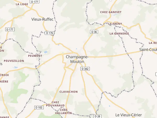 Plan de Champagne-Mouton