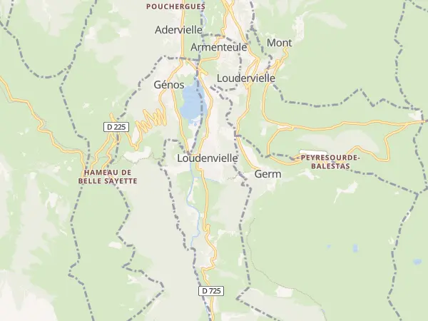 Plan de Loudenvielle