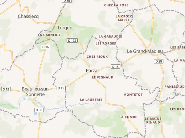 Plan de Parzac