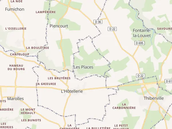 Plan des Places