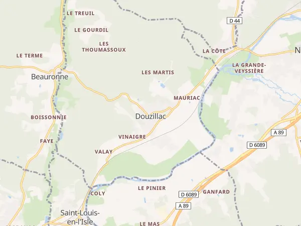 Plan de Douzillac