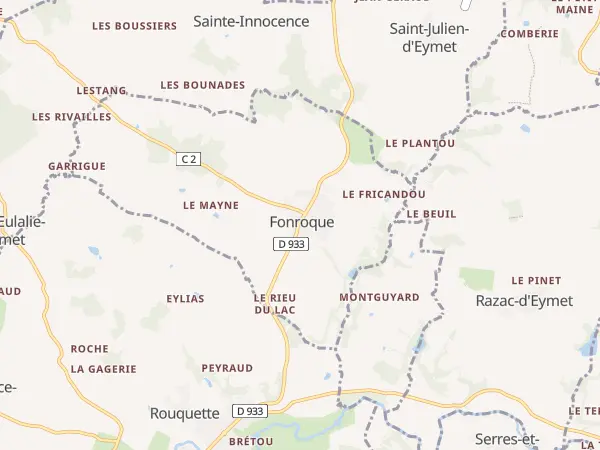 Plan de Fonroque