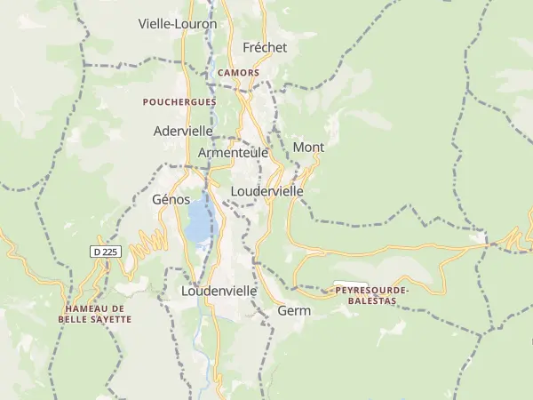 Plan de Loudervielle
