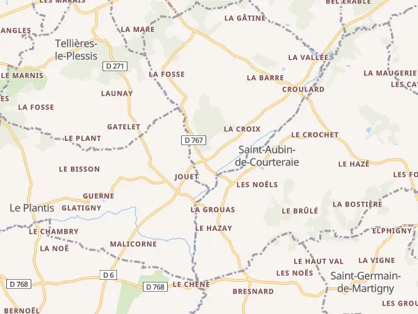 Plan de Saint-Agnan-sur-Sarthe