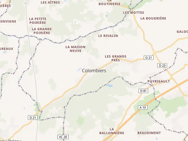 Plan de Colombiers