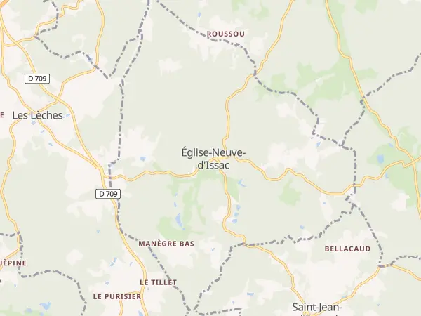 Plan de Église-Neuve-d’Issac