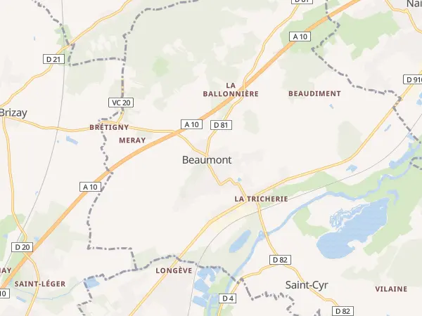 Plan de Beaumont Saint-Cyr