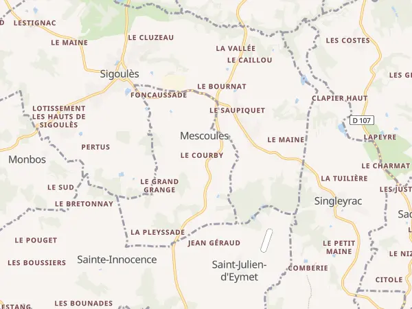 Plan de Mescoules