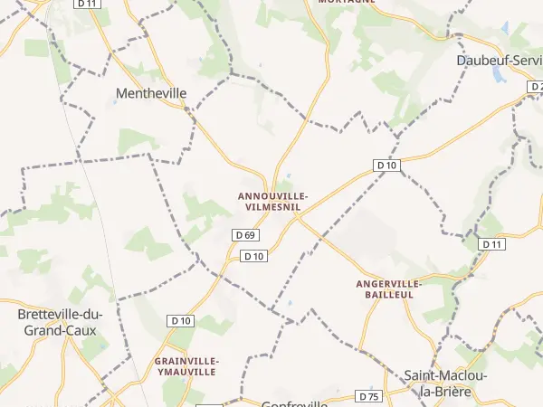 Plan de Annouville-Vilmesnil