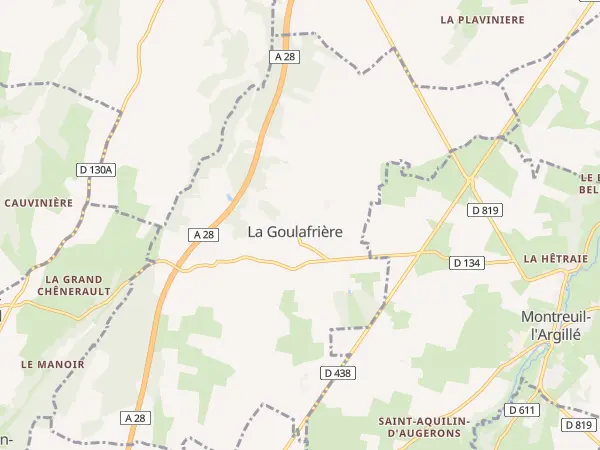 Plan de La Goulafrière