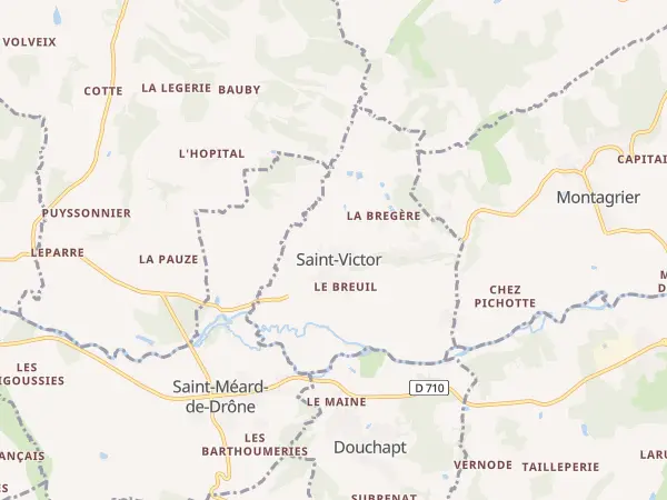 Plan de Saint-Victor