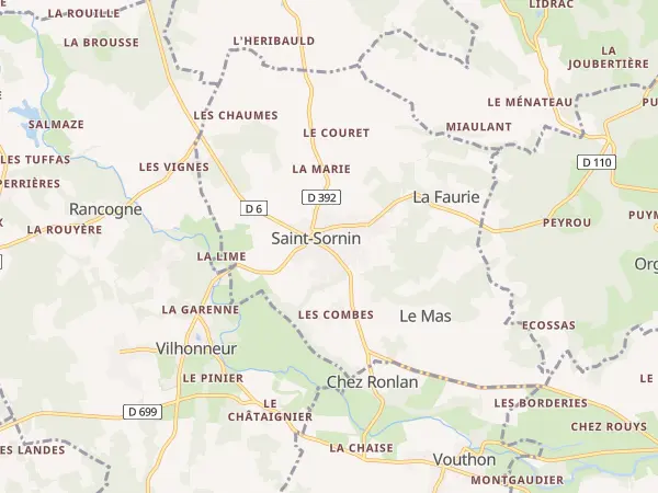 Plan de Saint-Sornin