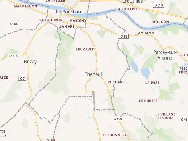 Plan de Theneuil