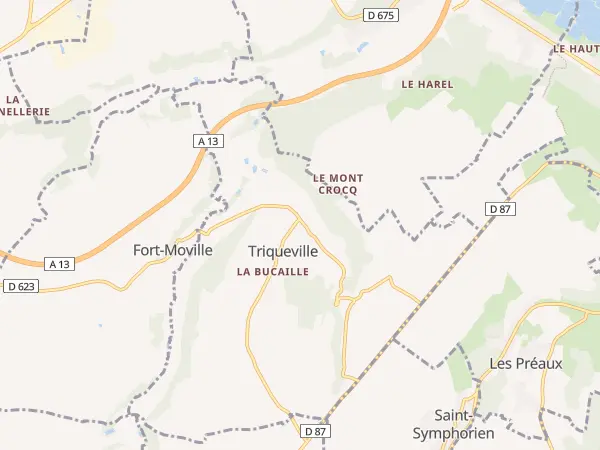 Plan de Triqueville