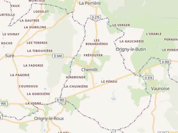 Plan de Chemilli