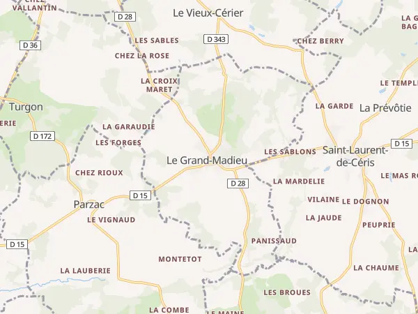 Plan du Grand-Madieu