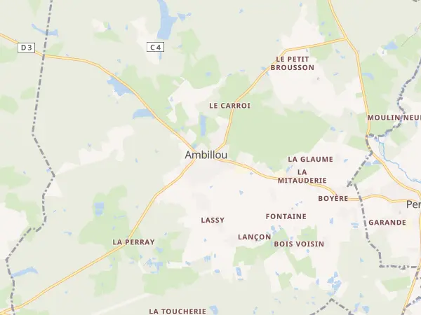 Plan de Ambillou