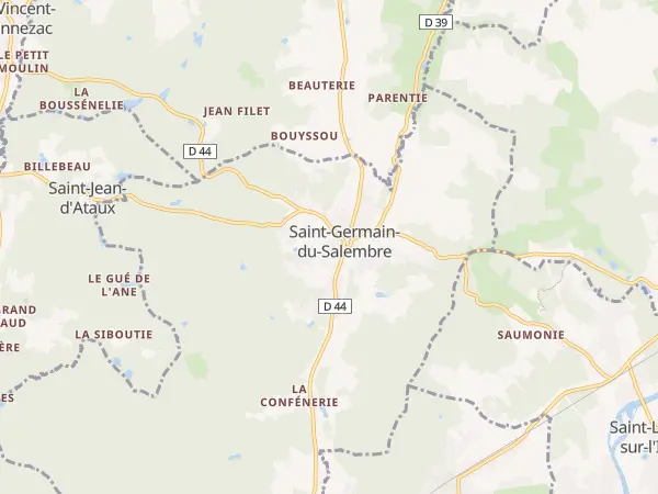 Plan de Saint-Germain-du-Salembre