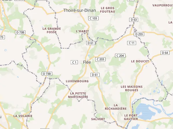 Plan de Flée