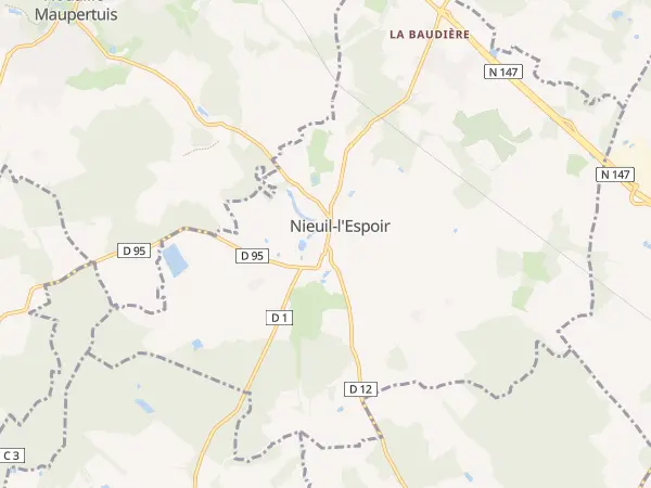 Plan de Nieuil-l’Espoir